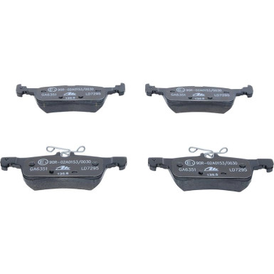 Bremsbelagsatz, Scheibenbremse ATE Ceramic 13.0470-7295.2