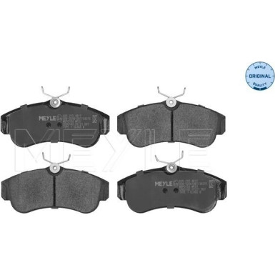 Meyle Bremsbelagsatz, Scheibenbremse MEYLE-ORIGINAL: True to OE 025 215 4617 Meyle Bremsbelagsatz, Scheibenbremse MEYLE-ORIGINAL: True to OE 025 215 4617