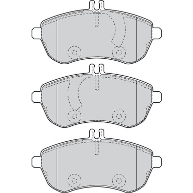 Valeo Bremsbelagsatz, Scheibenbremse ESSENTIAL 302088