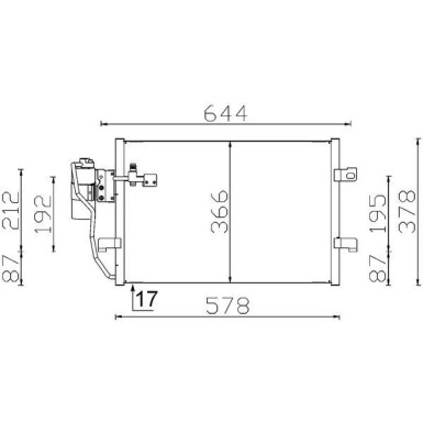 Mahle | Kondensator, Klimaanlage | AC 351 000S