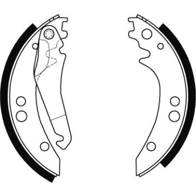 GS8434 Bremsbackensatz GS8434 Bremsbackensatz