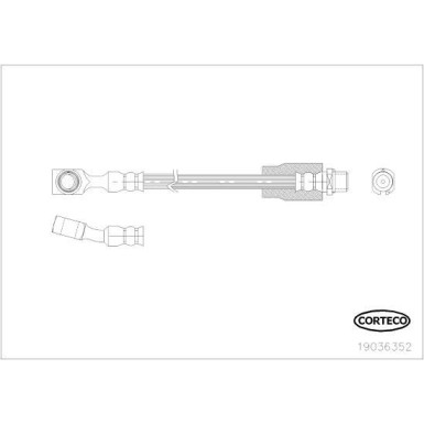 19036352 Bremsschlauch