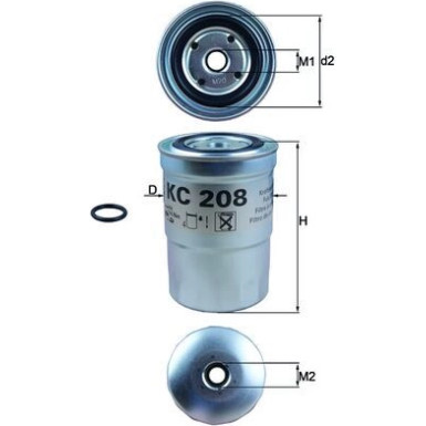 KC 208 Kraftstofffilter