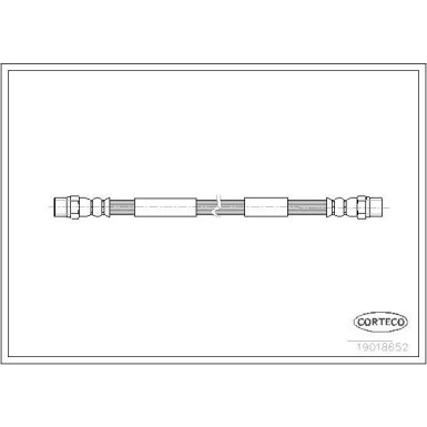 Corteco | Bremsschlauch | 19018652