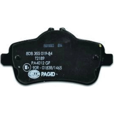 Hella Pagid | Bremsbelagsatz, Scheibenbremse | 8DB 355 019-841