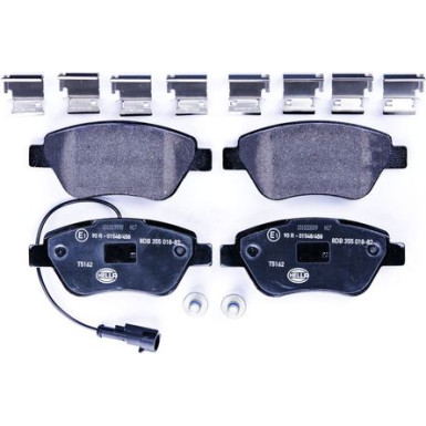 8DB 355 018-821 Bremsbelagsatz, Scheibenbremse