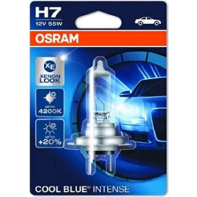 Osram | Glühlampe, Fernscheinwerfer | COOL BLUE® INTENSE H7 Einzelblister | 64210CBI-01B Osram | Glühlampe, Fernscheinwerfer | COOL BLUE® INTENSE H7 Einzelblister | 64210CBI-01B