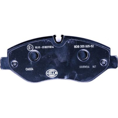 Hella | Bremsbelagsatz, Scheibenbremse | 8DB 355 005-521