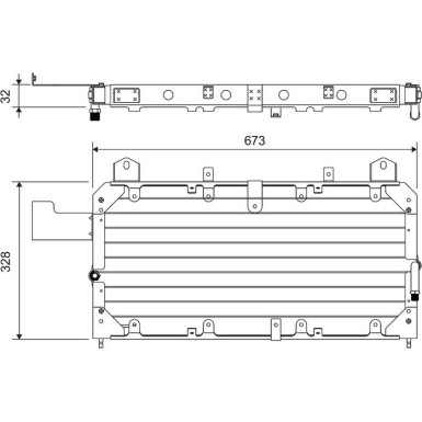 814062 Kondensator, Klimaanlage