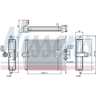 72019 Wärmetauscher, Innenraumheizung ** FIRST FIT **
