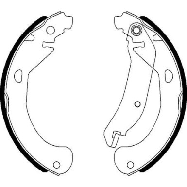 8DB 355 022-031 Bremsbackensatz