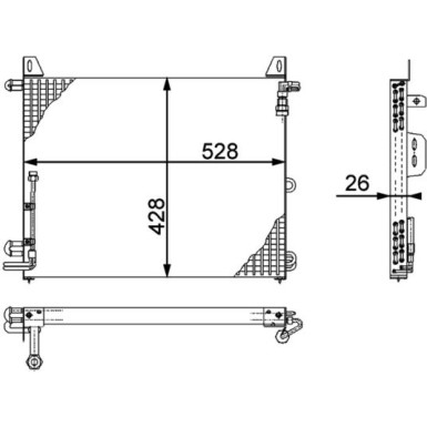 Mahle | Kondensator, Klimaanlage | AC 656 000P