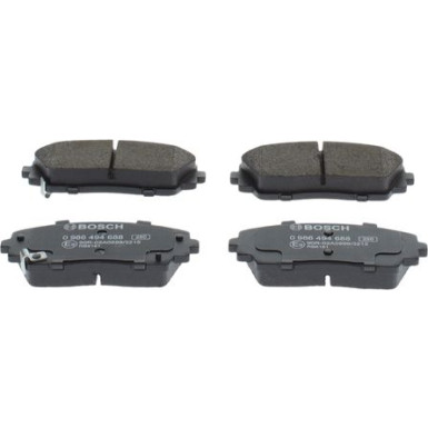 0 986 494 688 Bremsbelagsatz, Scheibenbremse