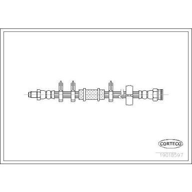 Corteco | Bremsschlauch | 19018597