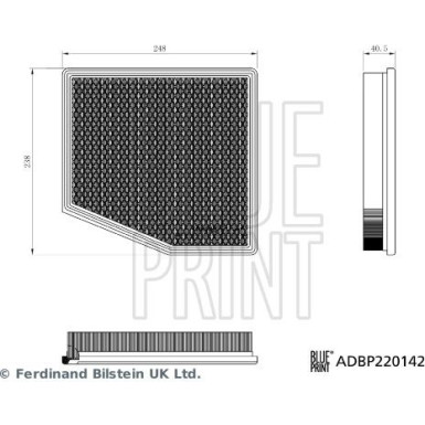 Blue Print | Luftfilter | ADBP220142