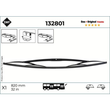 SWF Wischblatt Scheibenwischer DAS ORIGINAL TRUCKS 132801