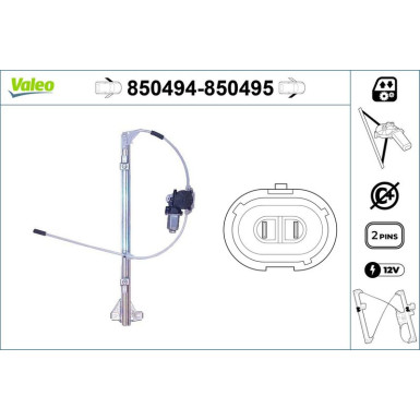 Valeo | Fensterheber | 850494