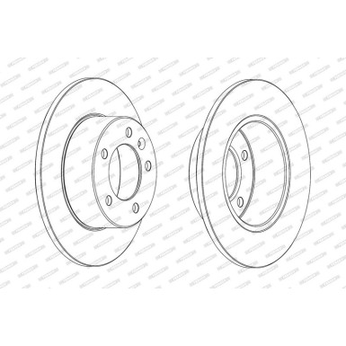 Ferodo | Bremsscheibe | DDF1975C