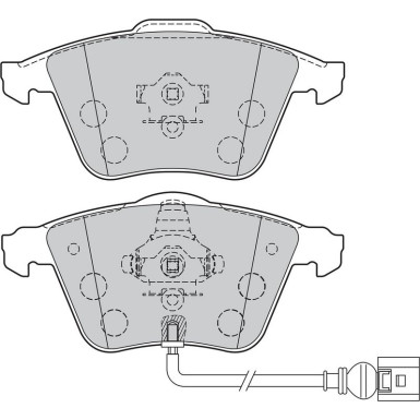 Valeo Bremsbelagsatz, Scheibenbremse ESSENTIAL 301863