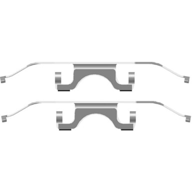 BOSCH | Zubehörsatz, Scheibenbremsbelag | 1 987 474 322