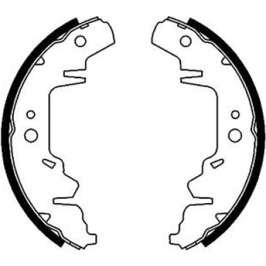 Hella | Bremsbackensatz | 8DB 355 001-711