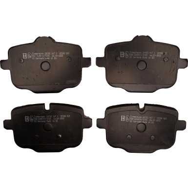 24703.167.1 Bremsbelagsatz, Scheibenbremse