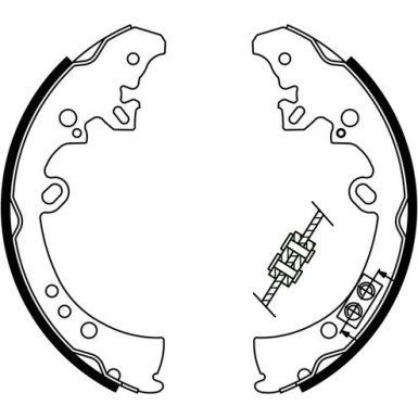 0 986 487 787 Bremsbackensatz