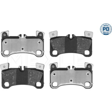 Meyle Bremsbelagsatz, Scheibenbremse MEYLE-PD: Advanced performance and design 025 242 9616/PD