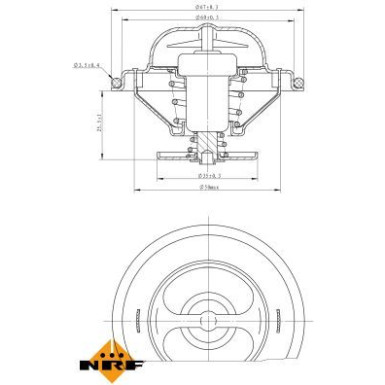 725086 Thermostat, Kühlmittel EASY FIT