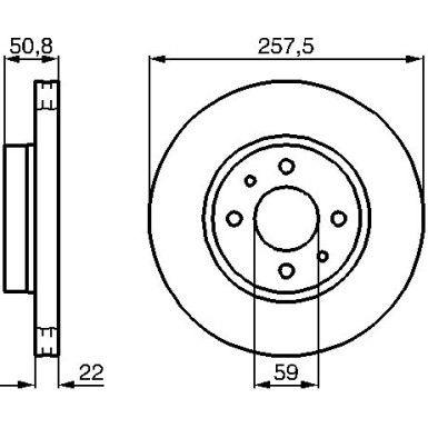 BOSCH | Bremsscheibe | 0 986 478 512
