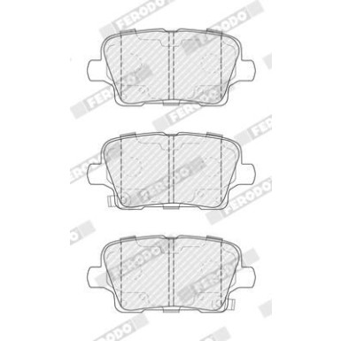 Ferodo | Bremsbelagsatz, Scheibenbremse | FDB5202
