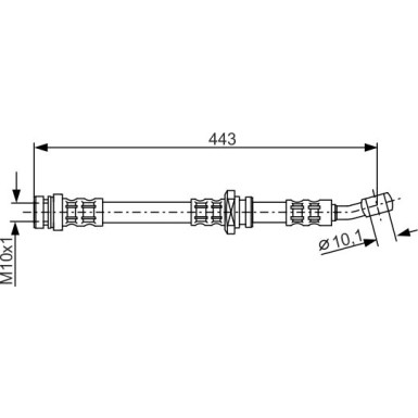 1 987 476 909 Bremsschlauch