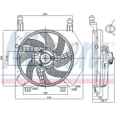 85172 Lüfter, Motorkühlung