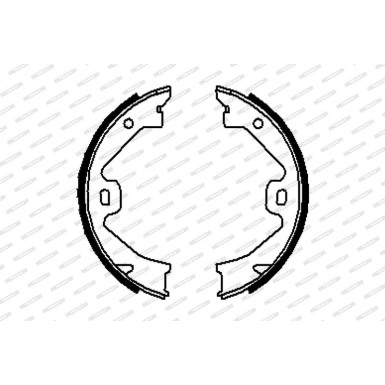 Ferodo Bremsbackensatz, Feststellbremse PREMIER FSB633