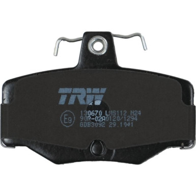 TRW Bremsbelagsatz, Scheibenbremse COTEC GDB3092