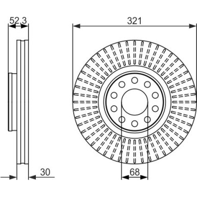 BOSCH | Bremsscheibe | 0 986 479 690