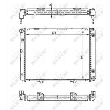 53866 Kühler, Motorkühlung EASY FIT 53866 Kühler, Motorkühlung EASY FIT