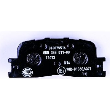 Hella | Bremsbelagsatz, Scheibenbremse | 8DB 355 011-001