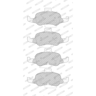 Ferodo | Bremsbelagsatz, Scheibenbremse | FDB4996