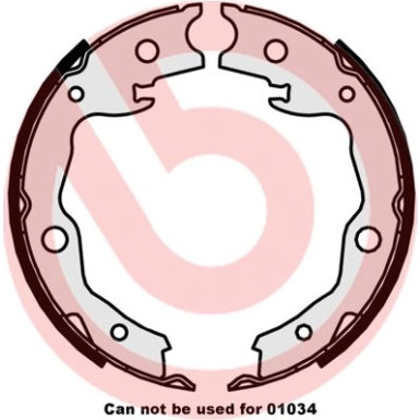 Brembo Bremsbackensatz, Feststellbremse ESSENTIAL LINE S 56 545