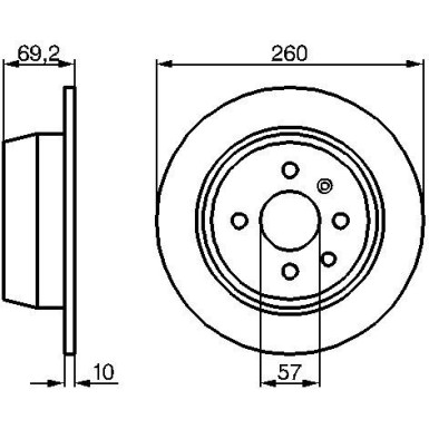 0 986 478 086 Bremsscheibe 0 986 478 086 Bremsscheibe
