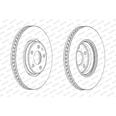 Ferodo | Bremsscheibe | DDF1996C-1