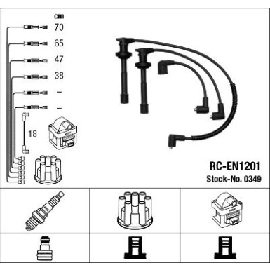 0349 Zündleitungssatz