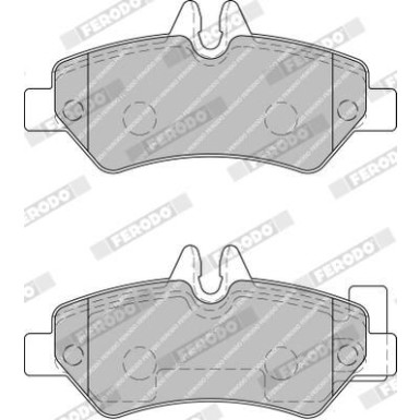 Ferodo | Bremsbelagsatz, Scheibenbremse | FVR1780