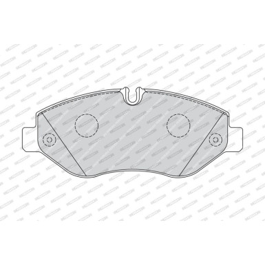 Ferodo | Bremsbelagsatz, Scheibenbremse | FVR4036