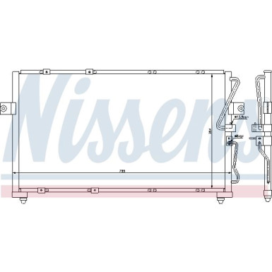 Nissens | Kondensator, Klimaanlage | 94418