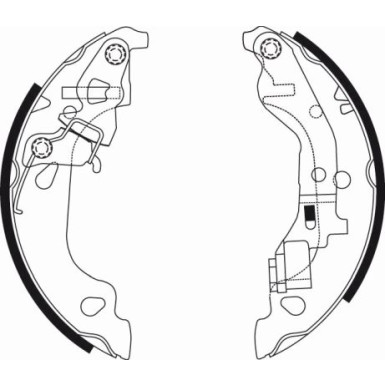 91054300 Bremsbackensatz