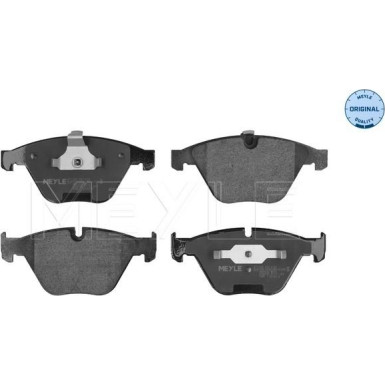 Meyle Bremsbelagsatz, Scheibenbremse MEYLE-ORIGINAL: True to OE 025 233 4720