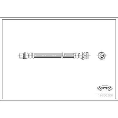 Corteco | Bremsschlauch | 19030300