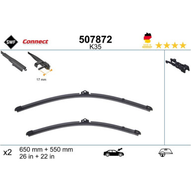 507872 Wischblatt CONNECT MADE IN GERMANY